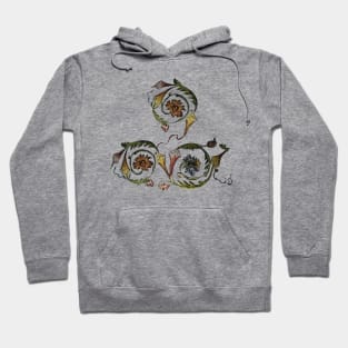 Floral Artwork Hoodie